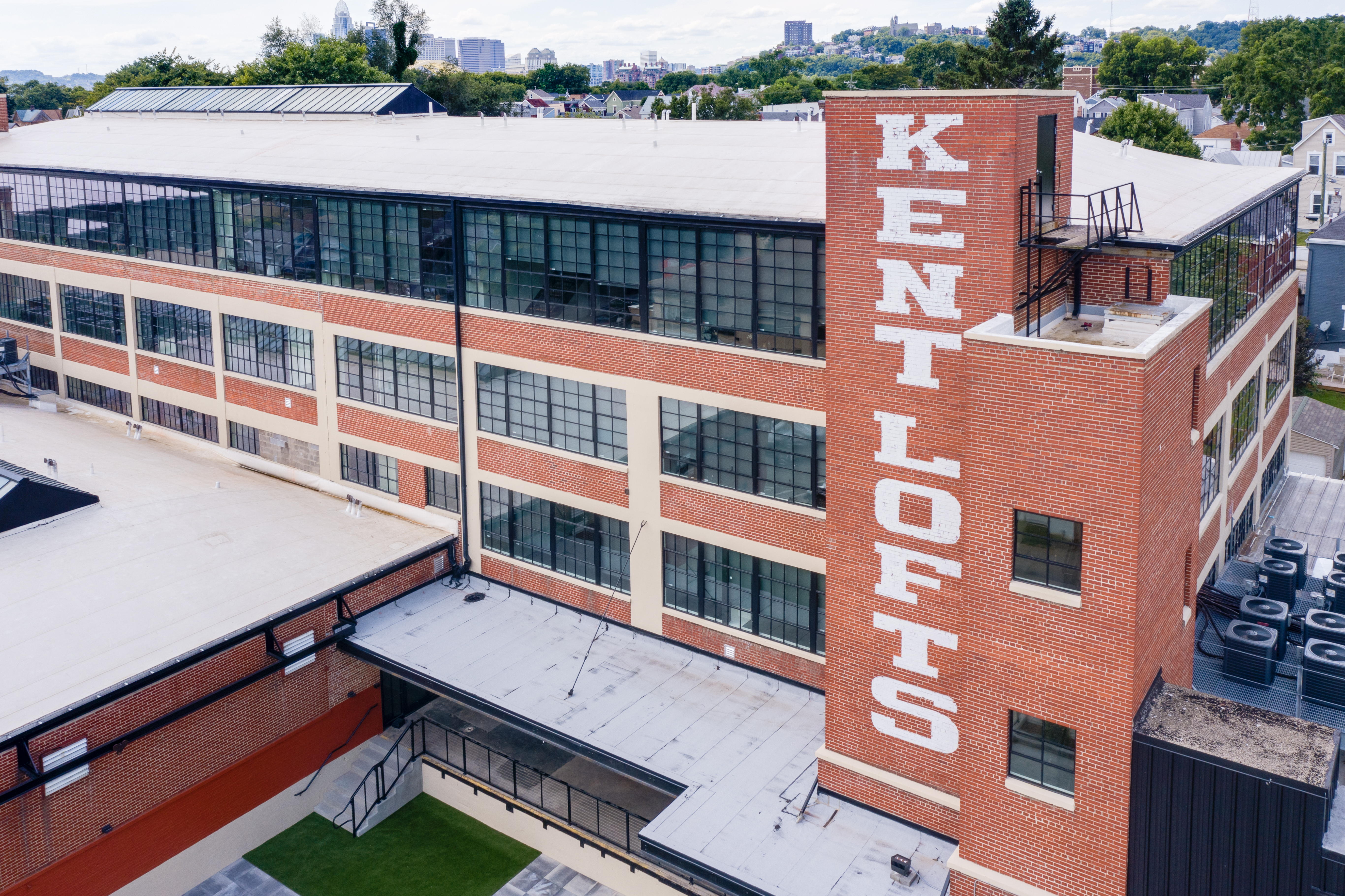 Exterior of Kent Lofts Building